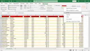 Course screen