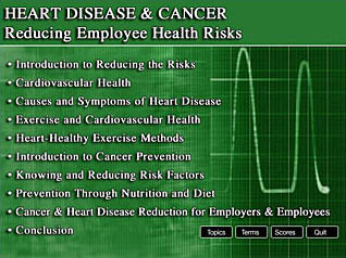 Course screen