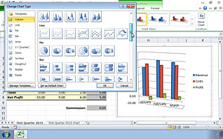 Course screen